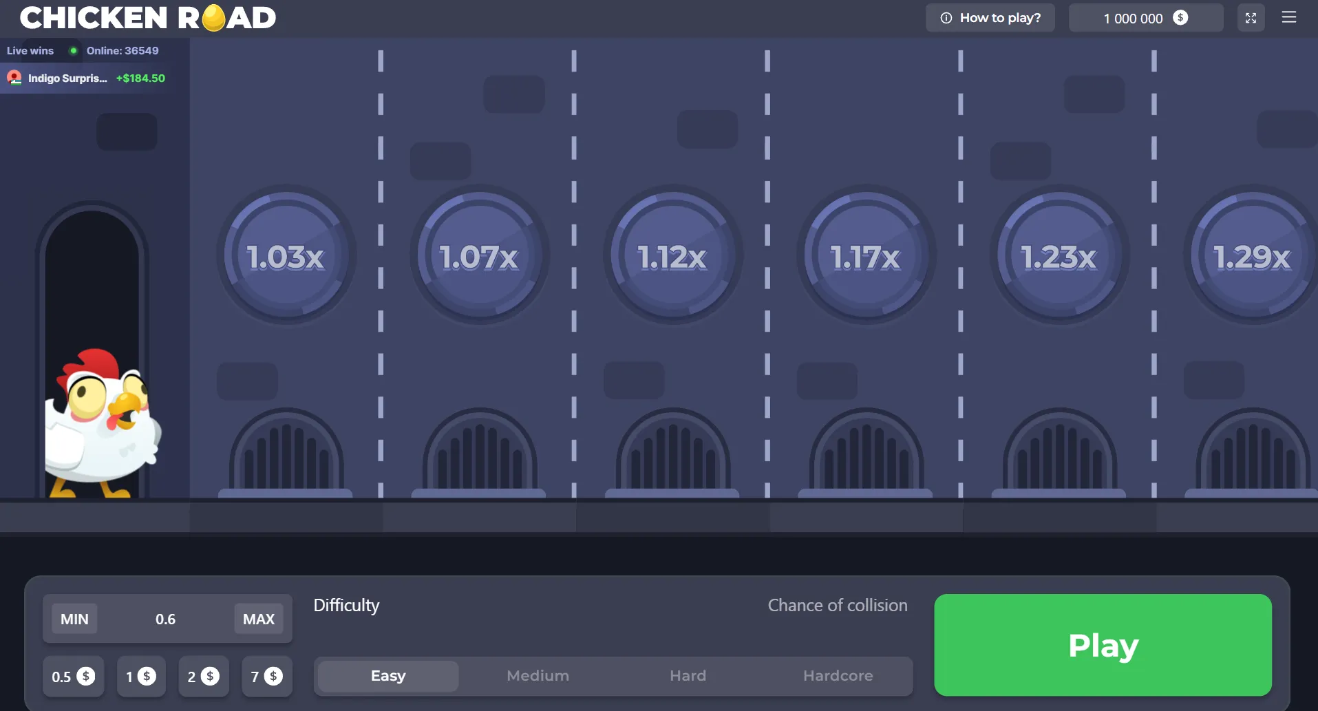 How to play Chicken Road casino game